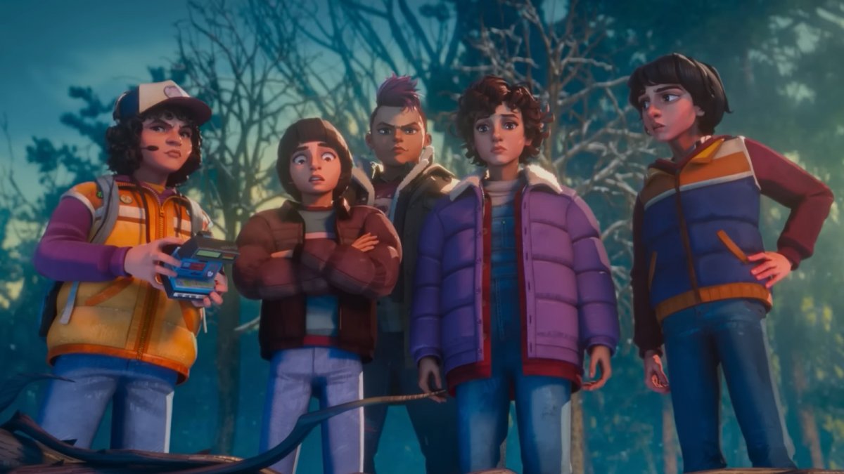 stranger things storie dal 1985 il teaser della serie animata svela la data di uscita