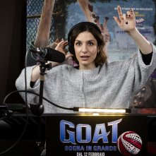GOAT: Sogna in Grande - Beatrice Arnera durante il doppiaggio