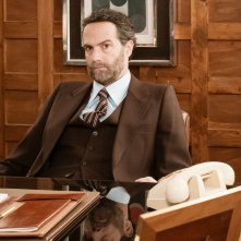 Fausto Maria Sciarappa nel suo ufficio sul set di Cuori 3