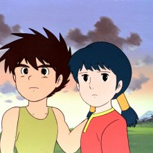 Conan, il ragazzo del futuro: Lana e Conan in una sequenza