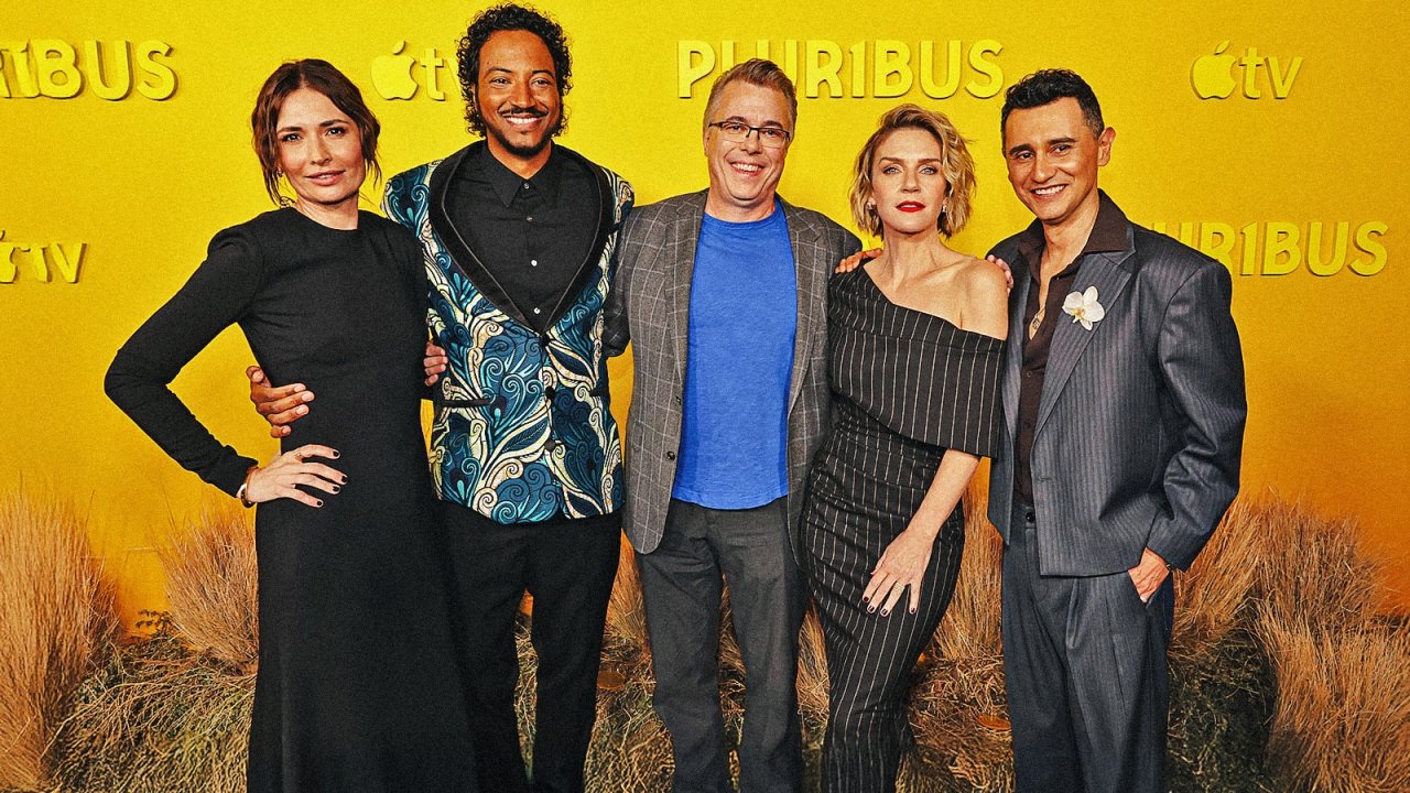 Vince Gilligan e il cast all'Apple TV Press Day