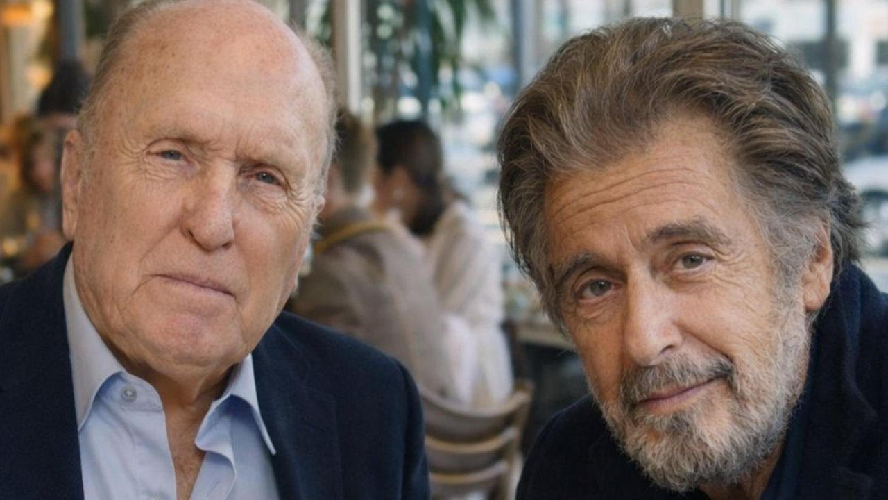 Robert Duvall e Al Pacino in una scena de Il Padrino