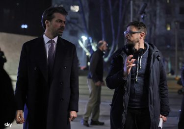 Avvocato Ligas Luca Argentero Fabio Paladini Foto Set Serie Tv Sky Now