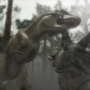 The Dinosaurs: lotta tra dinosauri in una scena