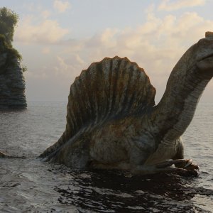 The Dinosaurs: uno Spinosauro in azione