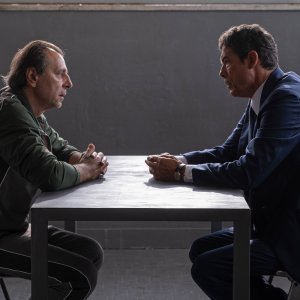 L'avvocato Guido Guerrieri con un assistito