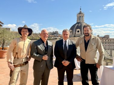 Giuseppe Pedersoli David Tommaso E Gli Stunt Ufficiali Dello Spencerhill Festival