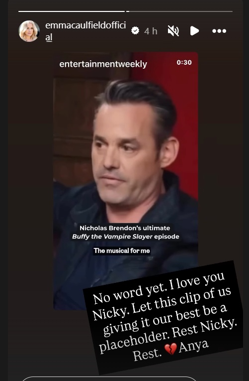 Emma Caulfield Ricordsa Nicholas Brendon