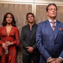 Mike & Nick & Nick & Alice: Vince Vaughn, James Marsden, Eiza González in una scena