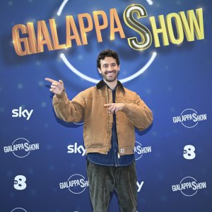Edoardo Ferrario al photocall del GialappaShow 2026