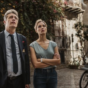 Che Dio perdona a tutti: Pif e Giusy Buscemi in una foto