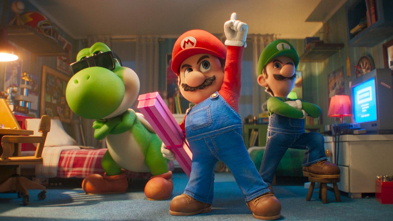 Una scena di Super Mario Galaxy