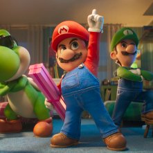 Super Mario Galaxy: Il film - Mario, Luigi e Yoshi in una foto