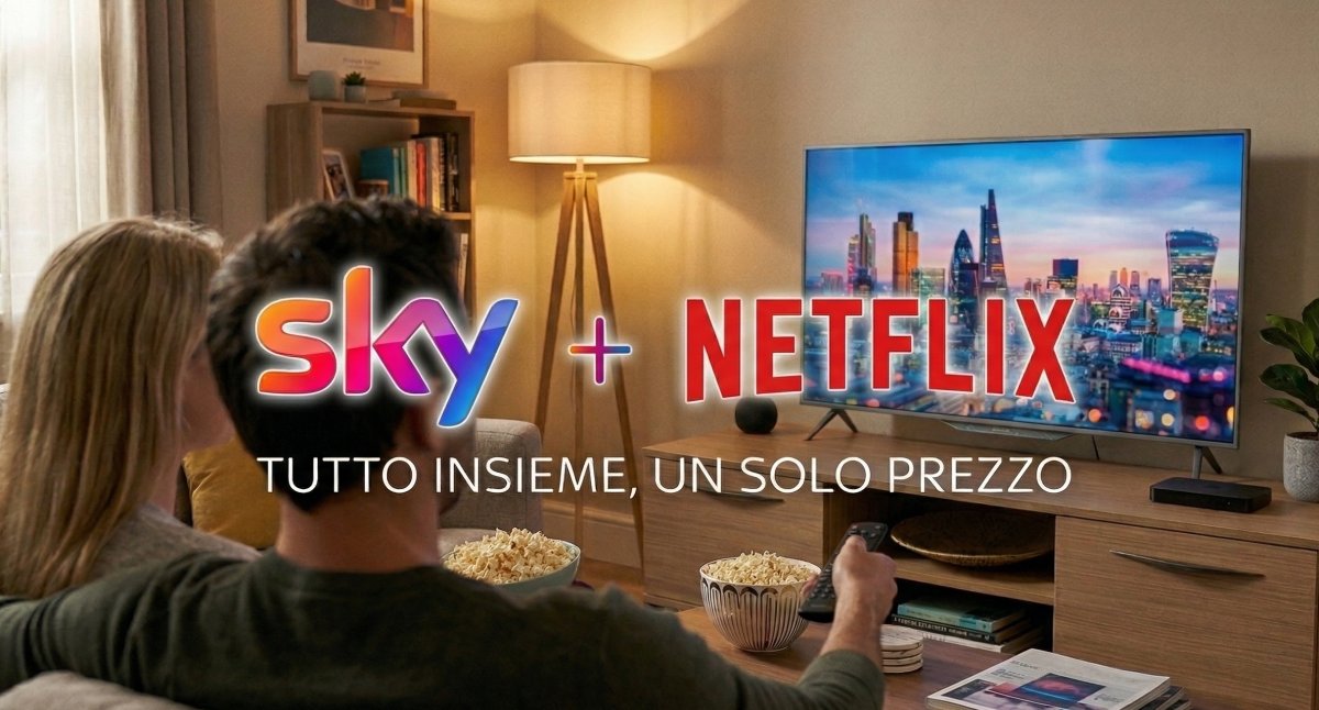 Sky + Netflix a 19,89€: cosa include e quando conviene davvero