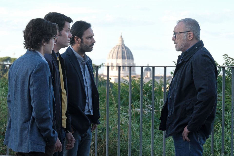 I Cesaroni Stagione 7 Federico Russo Niccolo Centioni Matteo Branciamore Claudio Amendola Scena