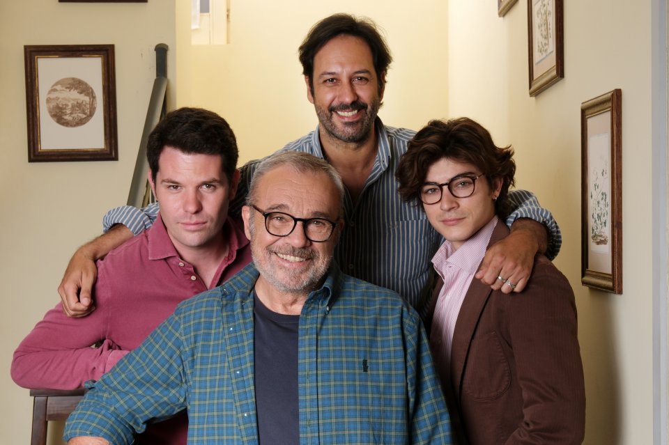 Da Sx Niccolo Centioni Claudio Amendola Matteo Branciamore E Federico Russo