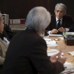 Sergio Rubini e Claudio Bigagli in una scena de La camera di consiglio