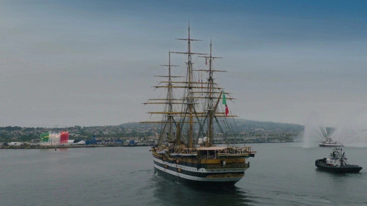 Vespucci - Il viaggio più lungo: da stasera su Rai 3 la docu-serie sul veliero più bello del mondo