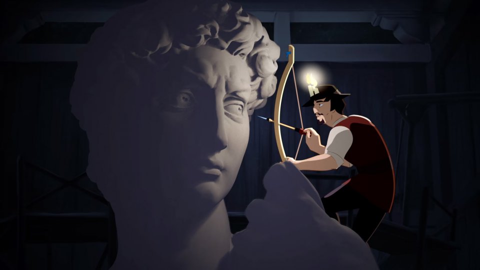 David E Io Scena Serie Tv Animazione Rai