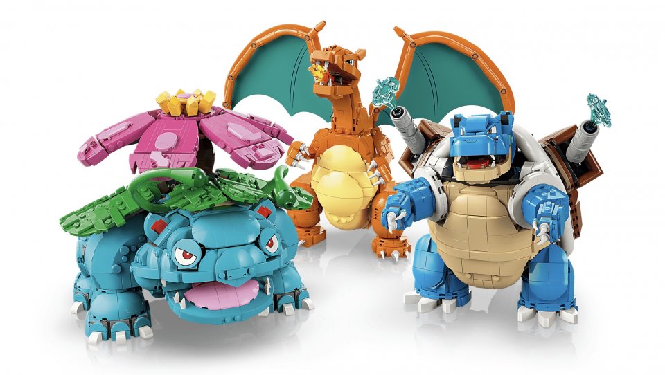 Venusaur Blastoise Charizard Lego Figure