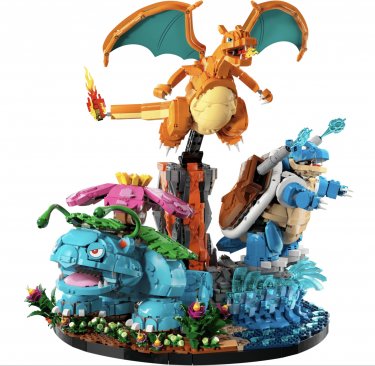 Venusaur Blastoise Charizard Lego