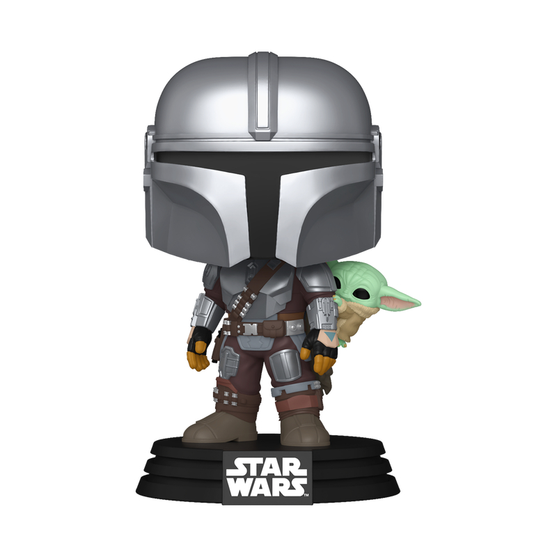 Pop  The Mandalorian With Grogu  On Back     Hi Respng
