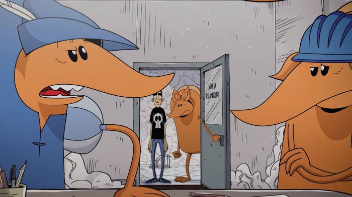 Zerocalcare coinvolto in drammi personali e di lavoro nel trailer di Due spicci
