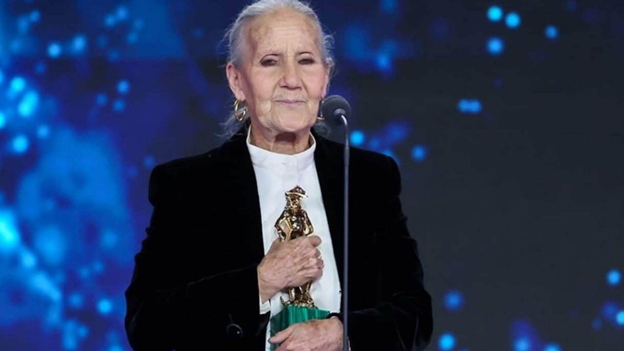 Aurora Quattrocchi festeggia il primo David a 83 anni con un discorso "meravigliosissimo"