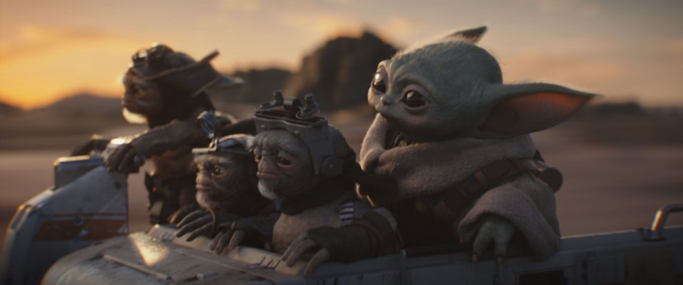 Star Wars The Mandalorian And Grogu Scena
