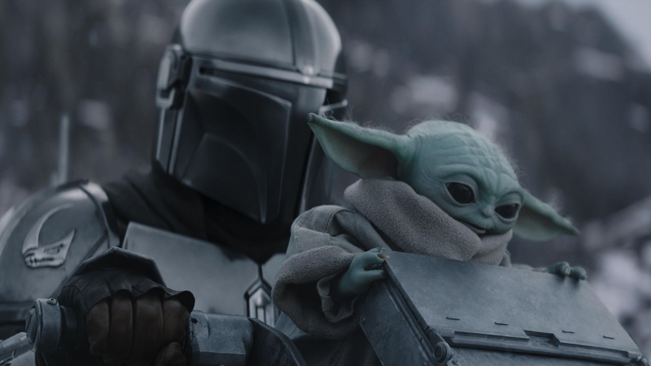 Una scena di Star Wars: The Mandalorian and Grogu
