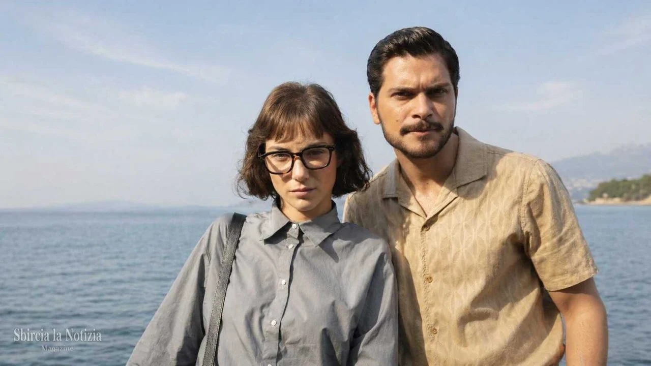 Maria Vera Ratti e Alessio Lapice in un'immagine promozionale della fiction Rai