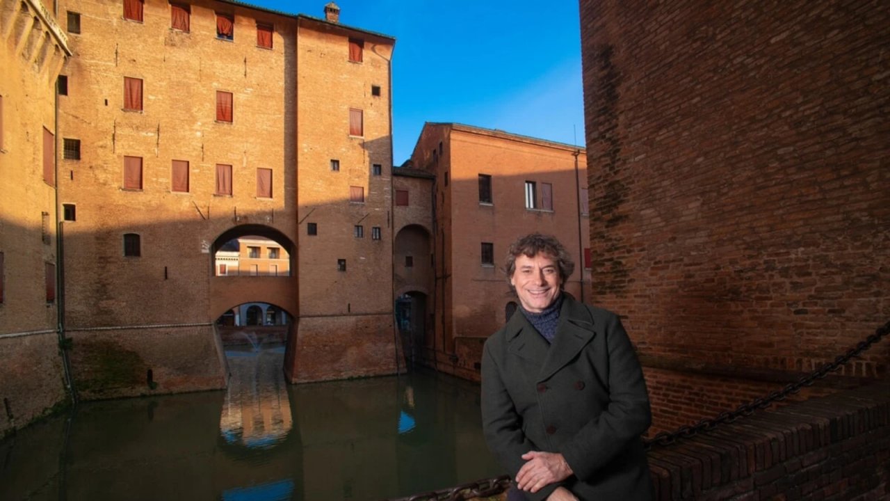 Alberto Angela a Ferrara nella puntata su Lucrezia Borgia