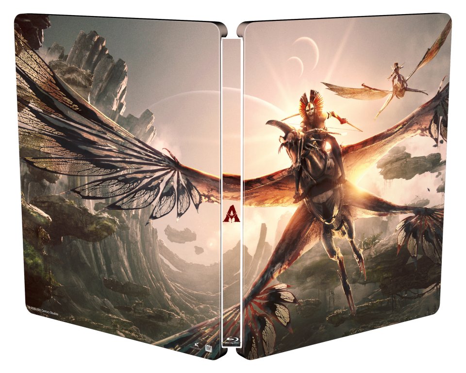 Avatar Fuoco E Cenere 4K Steelbook Fronte Retro