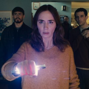 Emily Blunt in una scena di Disclosure Day