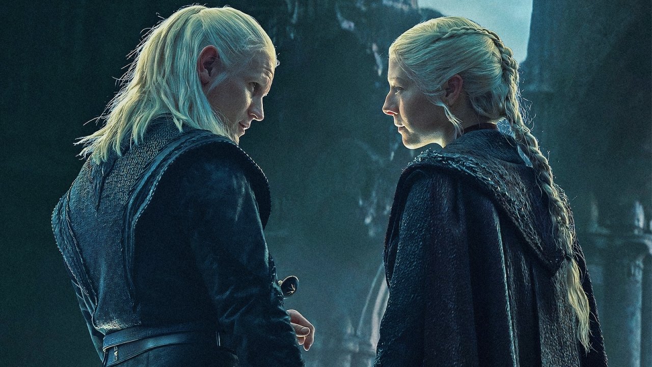 Matt Smith ed Emma D'Arcy nei panni di Daemon e Rhaenyra Targaryen