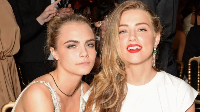 Cara Delevingne conferma la relazione con Amber Heard durante il divorzio da Johnny Depp
