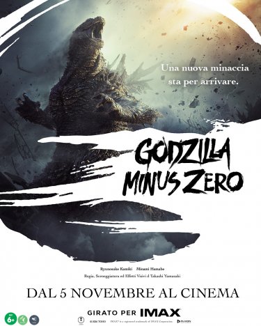 1080X1350 Godzilla Minus Zero   Primo Poster Italiano Ufficiale