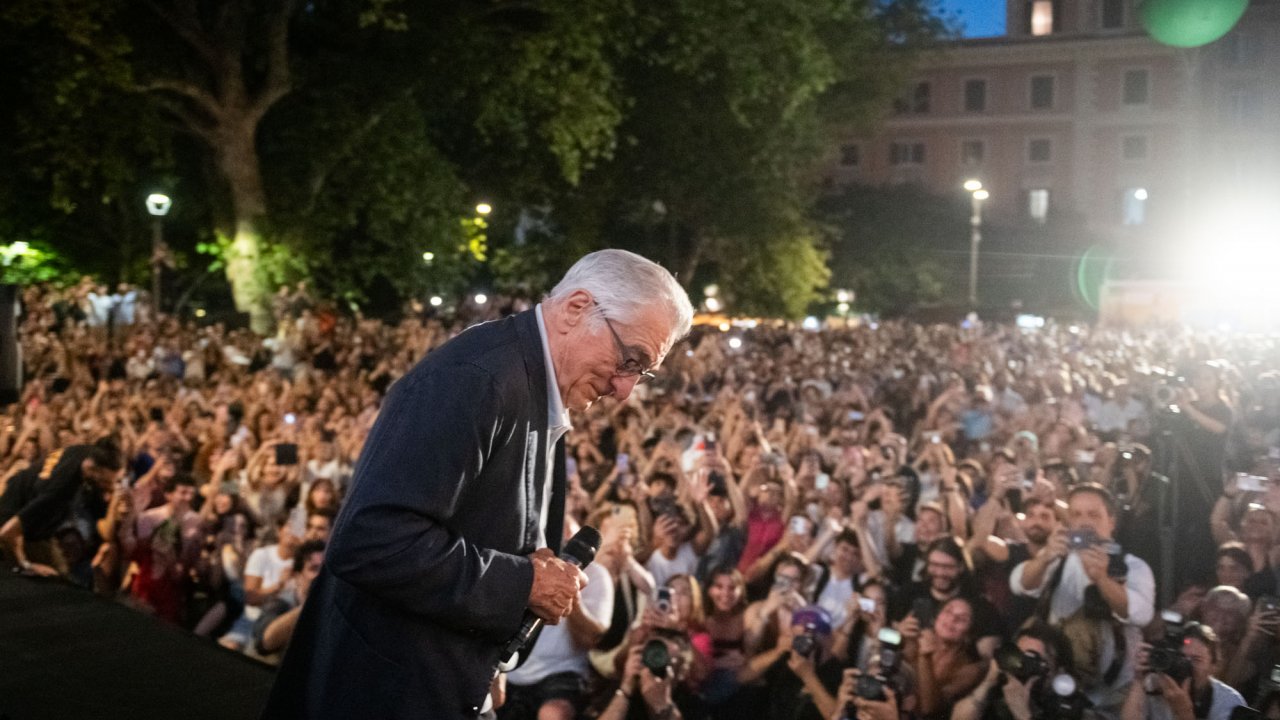 De Niro al Cinema in Piazza. Foto di Claudia Rolando