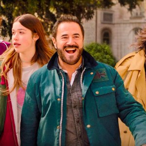Charlotte Gainsbourg, e José Garcia con i giovani Lily Aubry e Hadrien Heaulmé