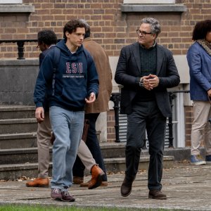 Spider-Man: Brand New Day, Tom Holland in una scena con Mark Ruffalo