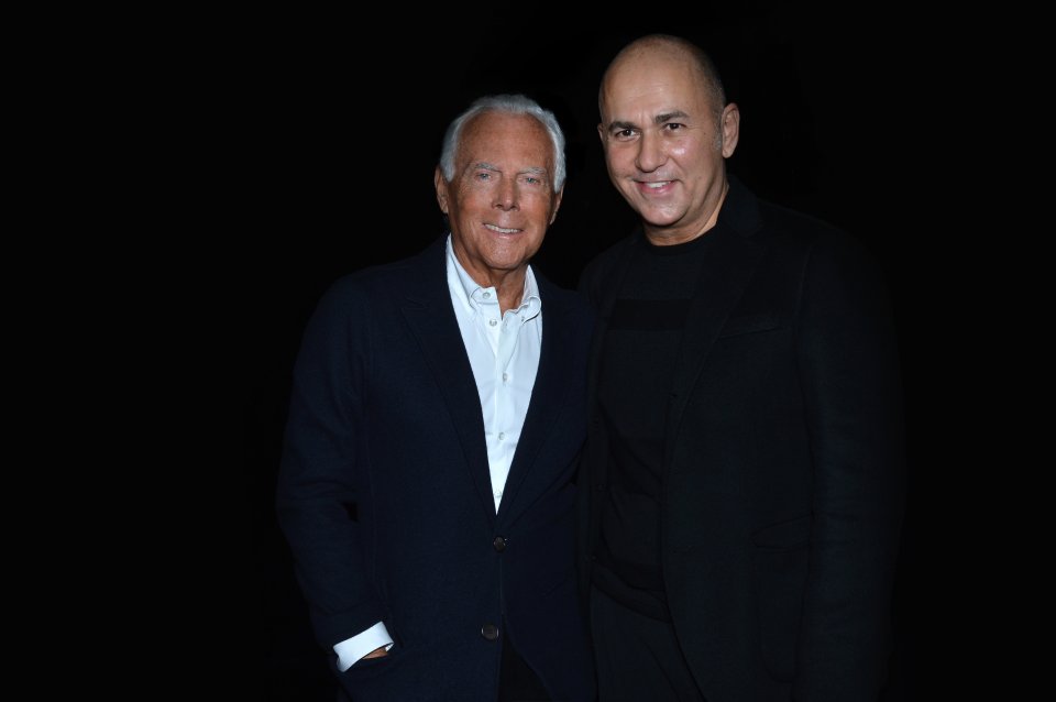Giorgio Armani E Ferzan Ozpetek   Photo Credit Stefano Guindani