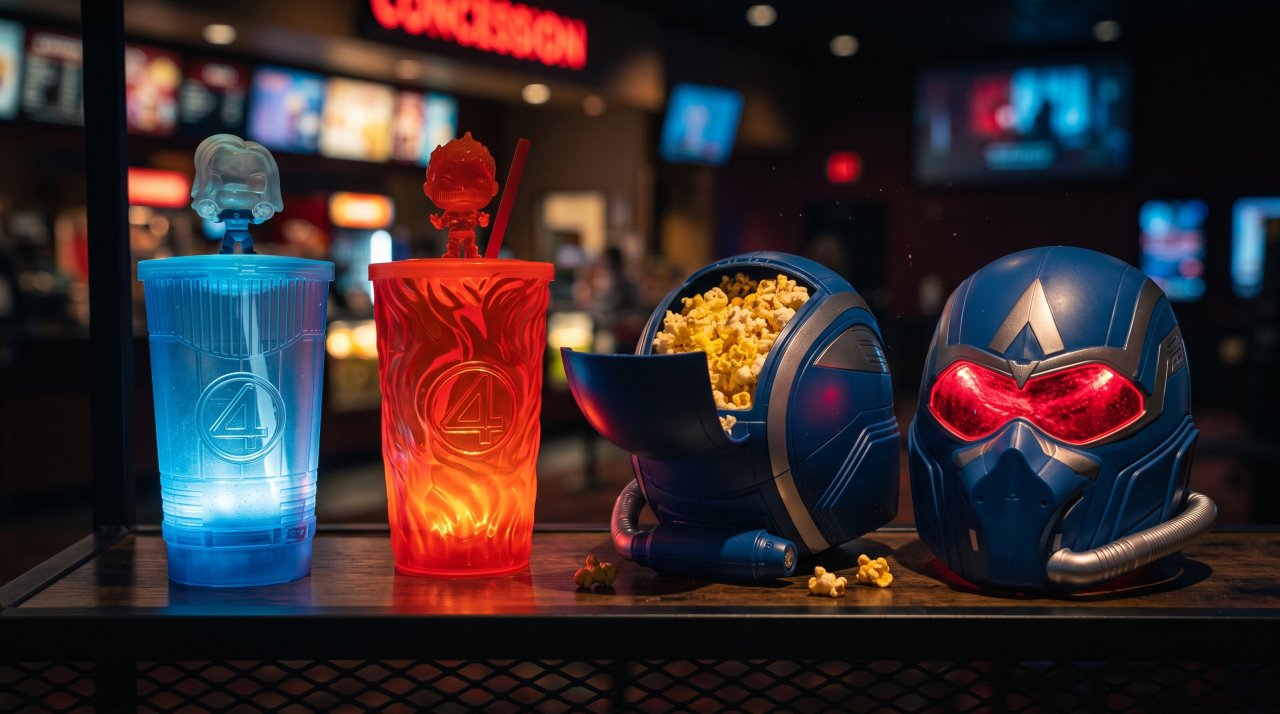 Captain America e I Fantastici 4, bocciati i loro popcorn bucket: erano troppo pericolosi