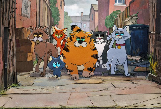 Alley Cats, la recensione della serie Netflix: Ricky Gervais tra satira e gatti randagi