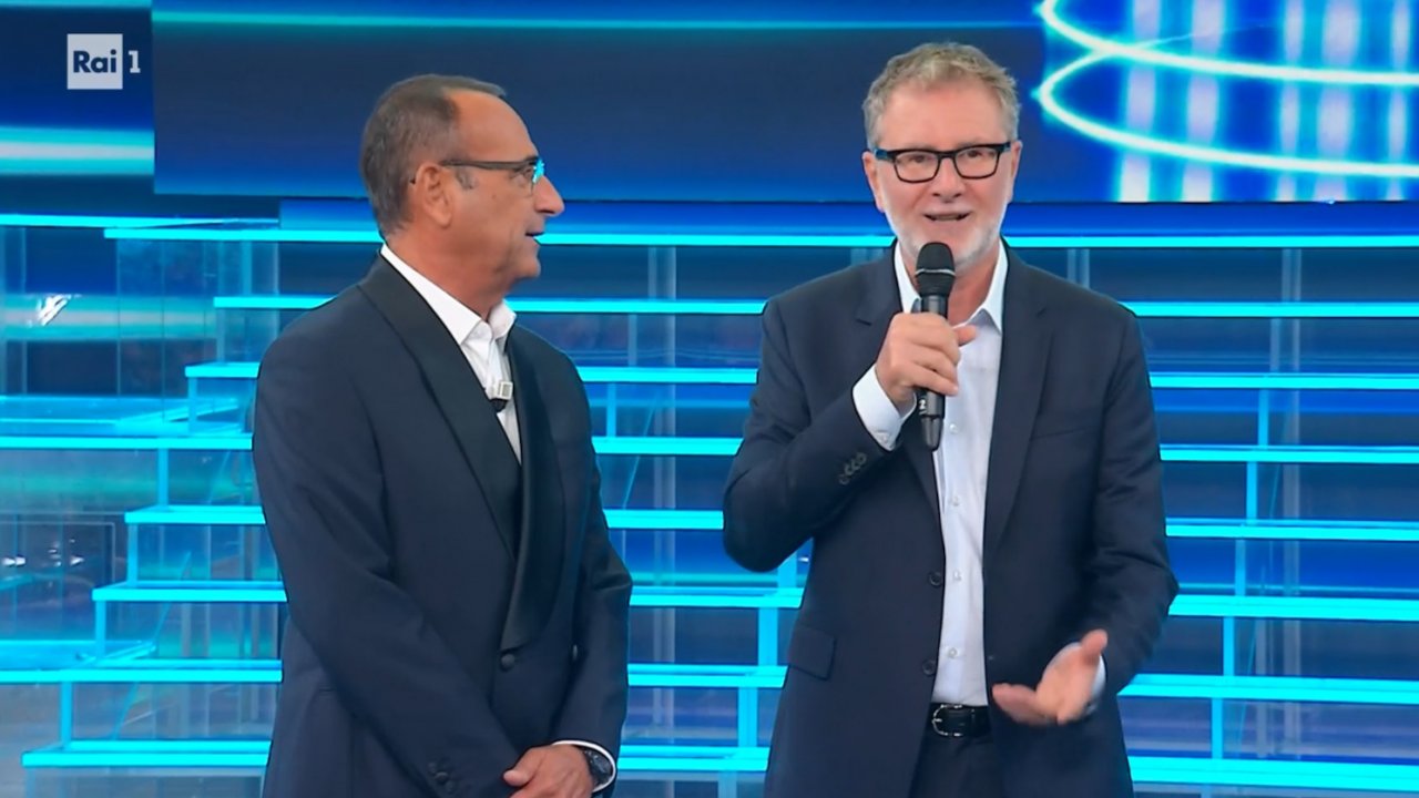 Fabio Fazio e Carlo Conti a Tale e Quale Show