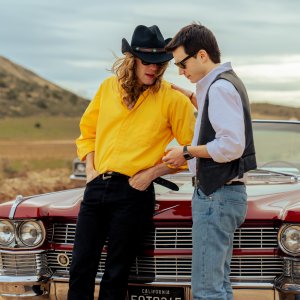 Nord Sud Ovest Est: Max e Mauro sul set dei video americano nella serie Sky