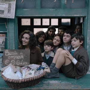 La Famiglia Panini in una scena della fiction Rai