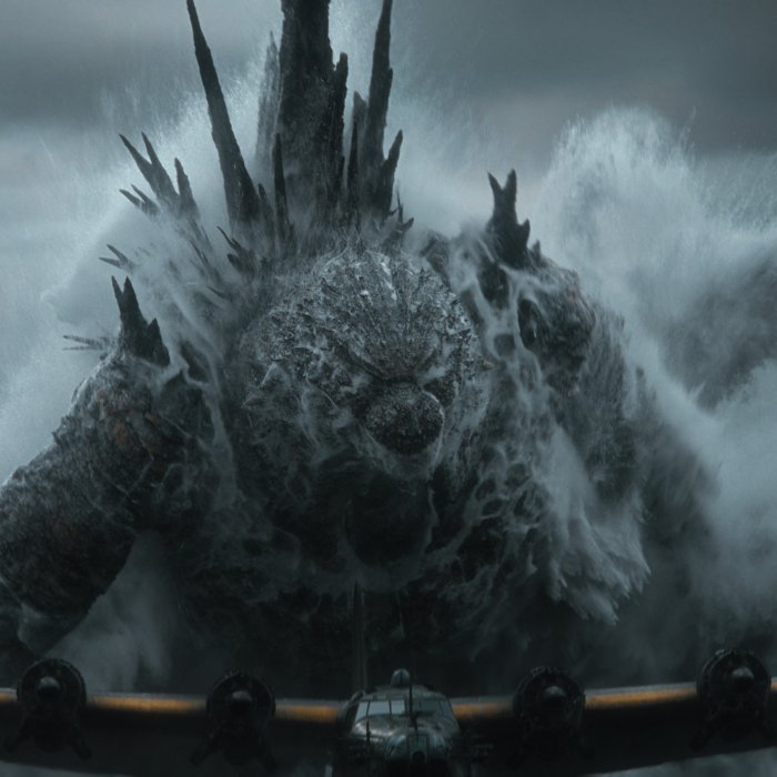 Godzilla Minus Zero: il celebre kaiju in una scena del film