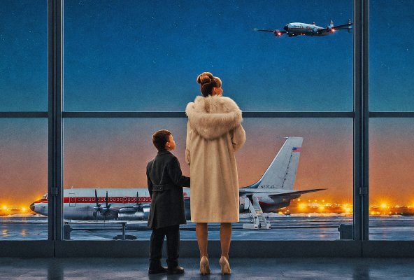 Volo notturno per Los Angeles