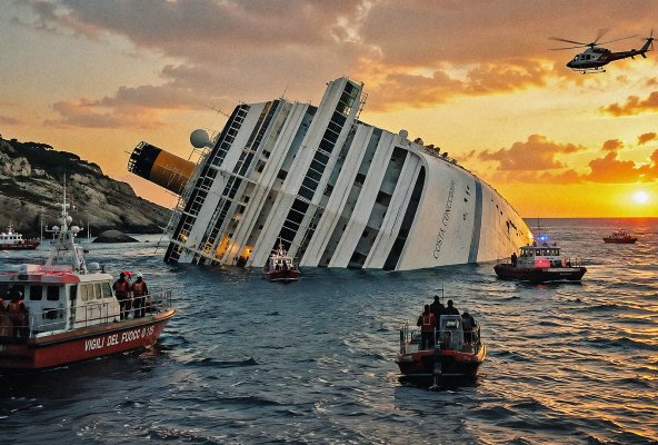Costa Concordia: Incubo in mare